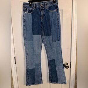 AE 90’s patchwork bootcut jeans
